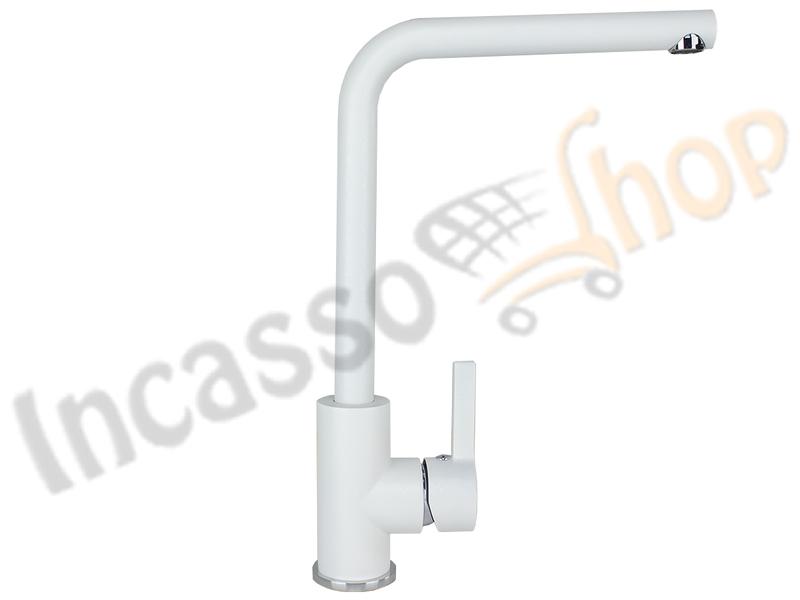 Miscelatore Elleci S01 Canna Alta Granitek G68 Bianco