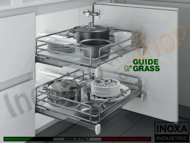 Cassetto Estraibile Con Distanziali Inoxa ELLITE 5202EDY/40-50 Base 40 Pr.50