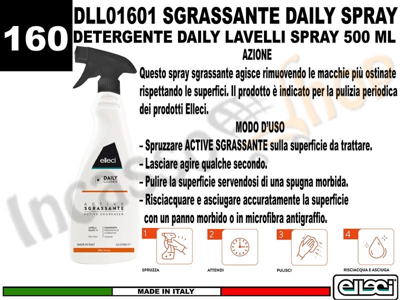 Accessorio 160 DLL01601 Spray Detergente Sgrassante Daily tuttii Lavelli