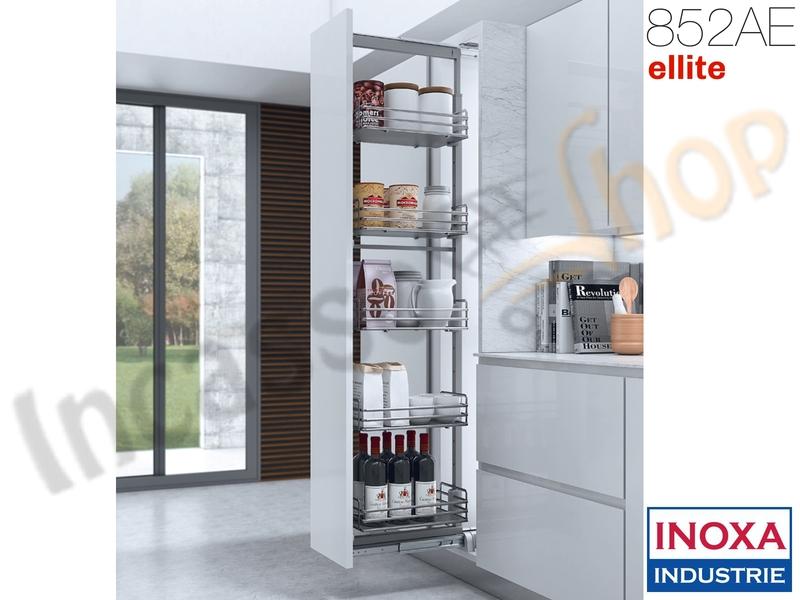 Colonna Dispensa Estraibile ELLITE 852AE Min 186 Max 218,5 Larg.20 Champagne