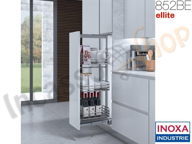 Colonna Dispensa Estraibile ELLITE 852BE Min 117 Max 152 Larg.15 Ardesia