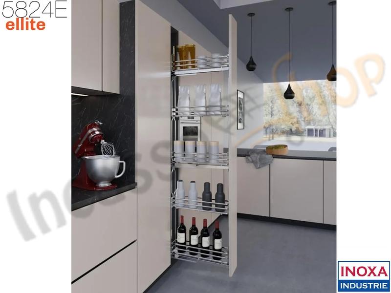 Colonna Portabottiglie Estraibile ELLITE 5824EY H.168 Larg.15