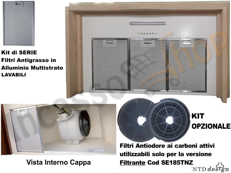 Camino H 30 Cm accessorio Cappe NTD Design