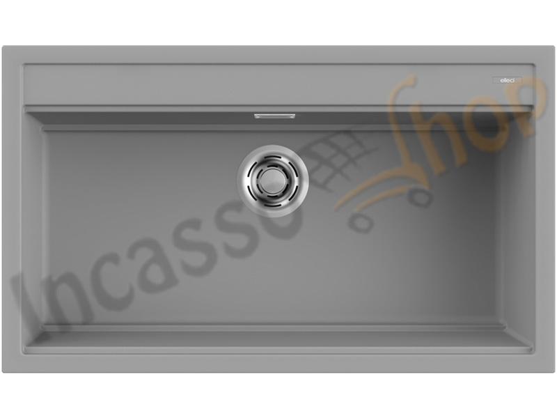 Lavello Elleci Best 360 LKB36097 86X51 1 Vasca Keratek K97 Light Grey