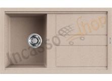 Lavello Elleci Best 400 86X51 1 Vasca + Gocc. Granitek Classic® G51 Avena