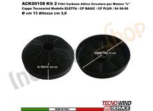 Cappa Gruppo Incasso 60 Sottopensile CP PLUS K102R0190 Motore 409 m³/h Classe D