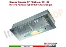 Cappa Gruppo Incasso 60 Sottopensile CP PLUS K102R0190 Motore 409 m³/h Classe D