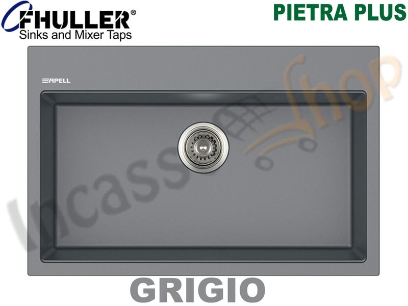 Lavello Incasso Apell-Fhuller PTPL780GG 78X51 1 Vascone Granito Grigio