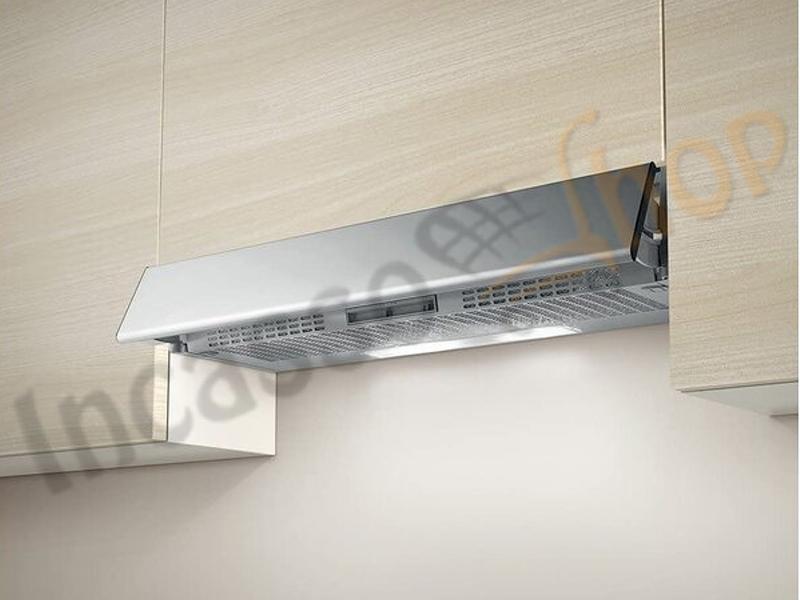 Cappa cm.90 Elica Estraibile Incasso PRF0154623 3 Velocità Silver 245 m³/h