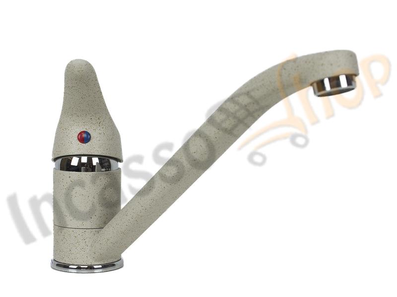 FHULLER Rubinetto Miscelatore Cucina CATANIA EUROPA 4005FR Canna Bassa Granite