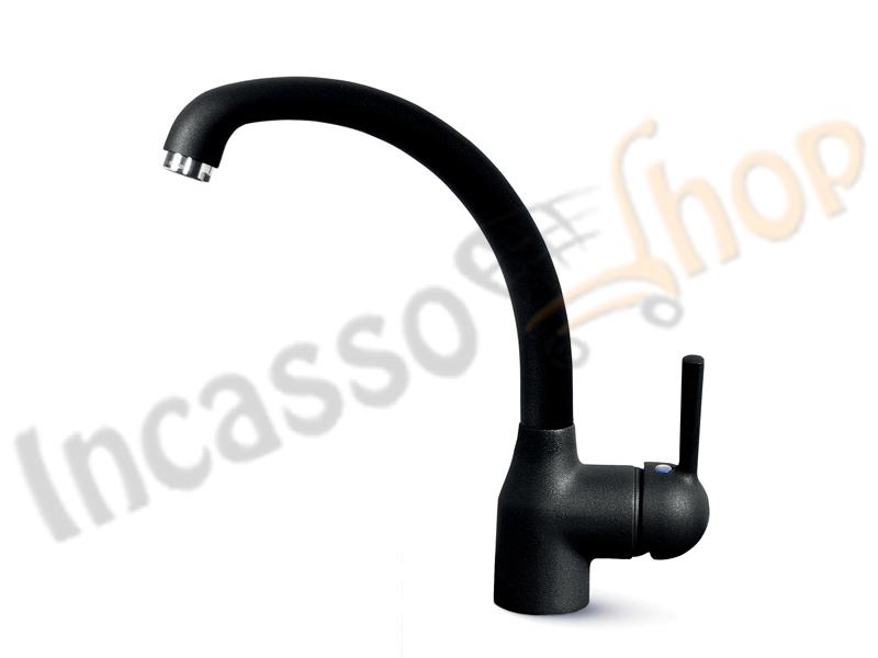 Miscelatore Po Canna Alta Granitek G40 Nero