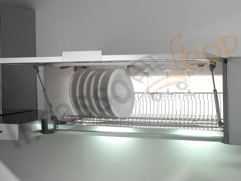 Scolapiatti Da Incasso In Acciaio Inox 41cm IDOR STORE - Asciuga I Piatti Senza Gocce! - Foto 4