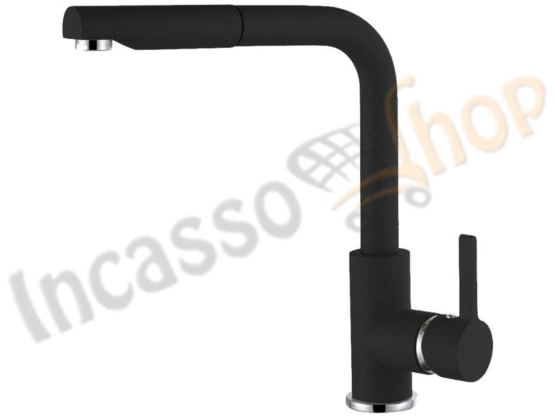 Miscelatore C02 Ebro Doccetta Estraibile G40 Nero