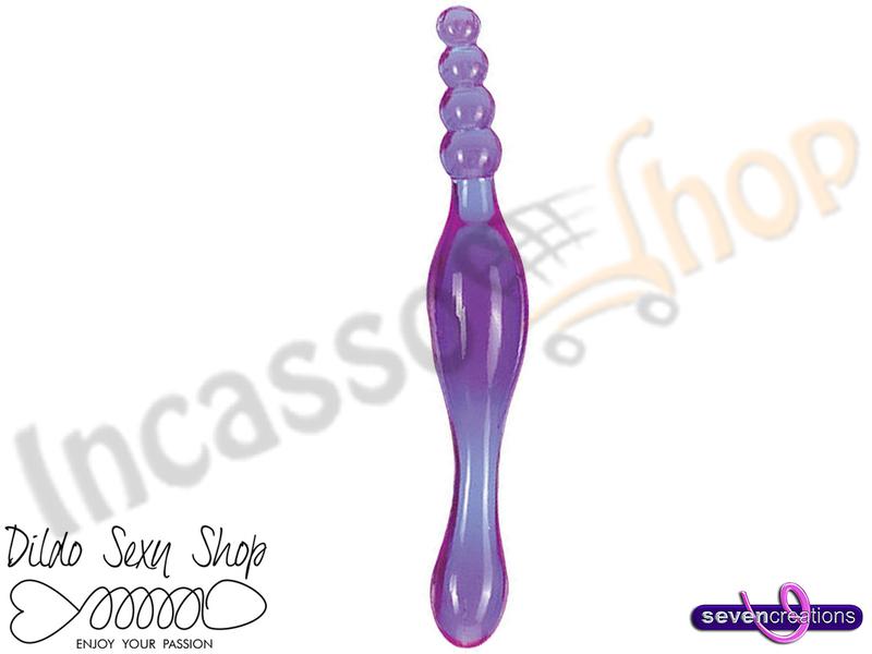 Dildo Fallo Simolatore Anal Vaginale Doppio Rosa Morbido smoothy Proben