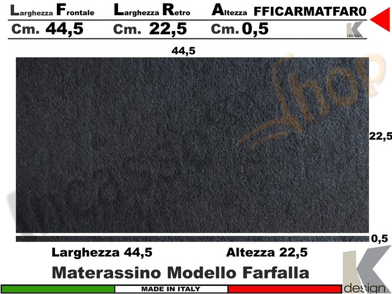 Filtro Materassino Carbone Attivo cm.44,5 X 22,5 H. 0,5 Per il Modello Farfalla